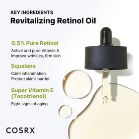 COSRX Huile de Rétinol 0,5% flacon arrière