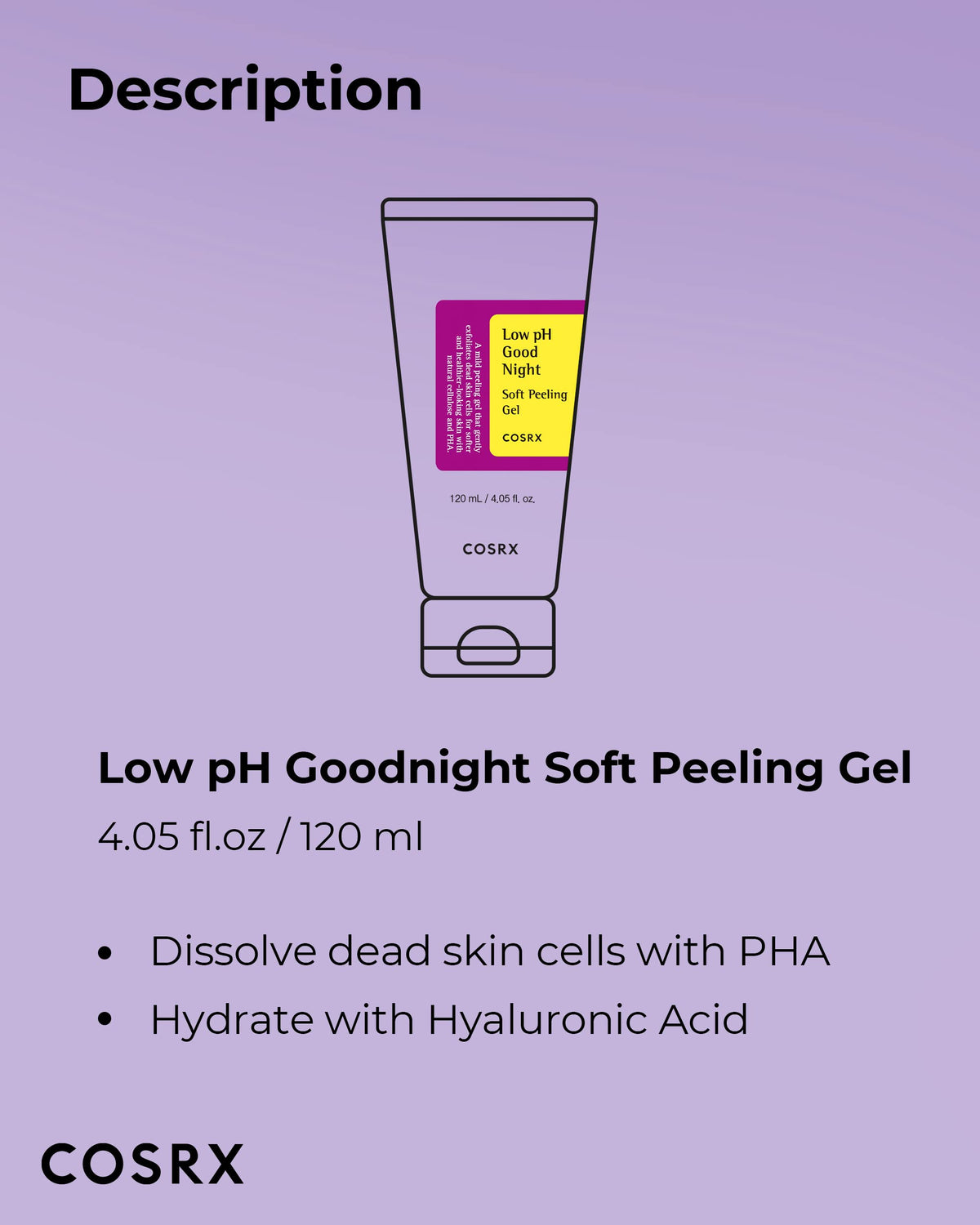 COSRX Low pH Soft Peeling Gel dans un environnement de salle de bain