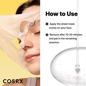 COSRX Masque en Tissu Mucine d'Escargot en situation de soin