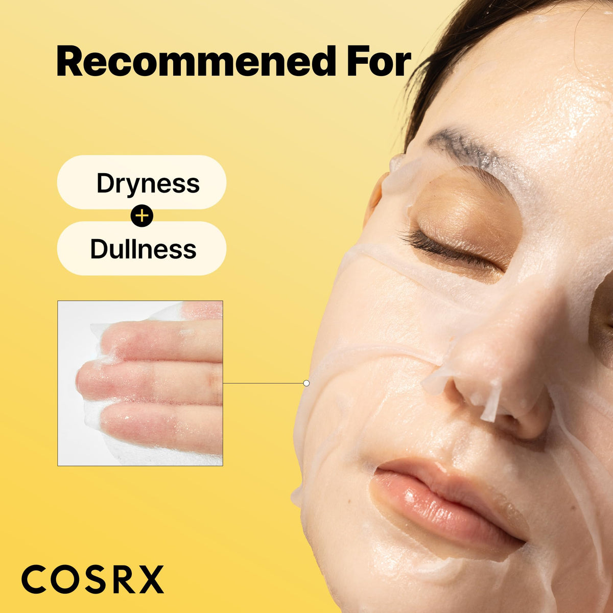 COSRX Masque en Tissu Mucine d'Escargot texture du produit
