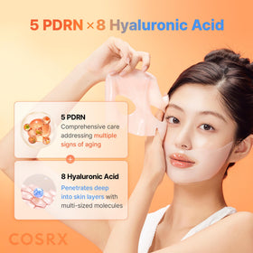 COSRX masque hydrogel PDRN groupe de trois masques