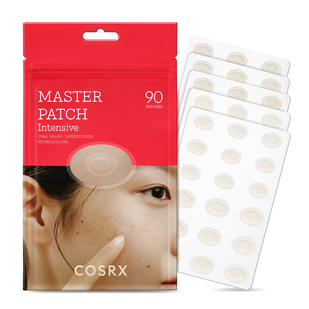 COSRX Master Patch Intensive patch anti-acné ovale vue de face