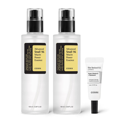 COSRX Mucine 96% Essence deux bouteilles 3,38 Fl Oz