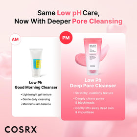 COSRX Nettoyant Pore Profond 150ml en utilisation sur le visage