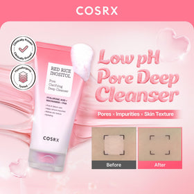 COSRX Nettoyant Pore Profond 150ml texture du produit sur la main
