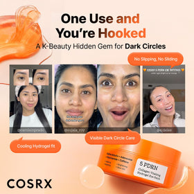COSRX Patchs Contour des Yeux 5-PDRN avec produit ouvert