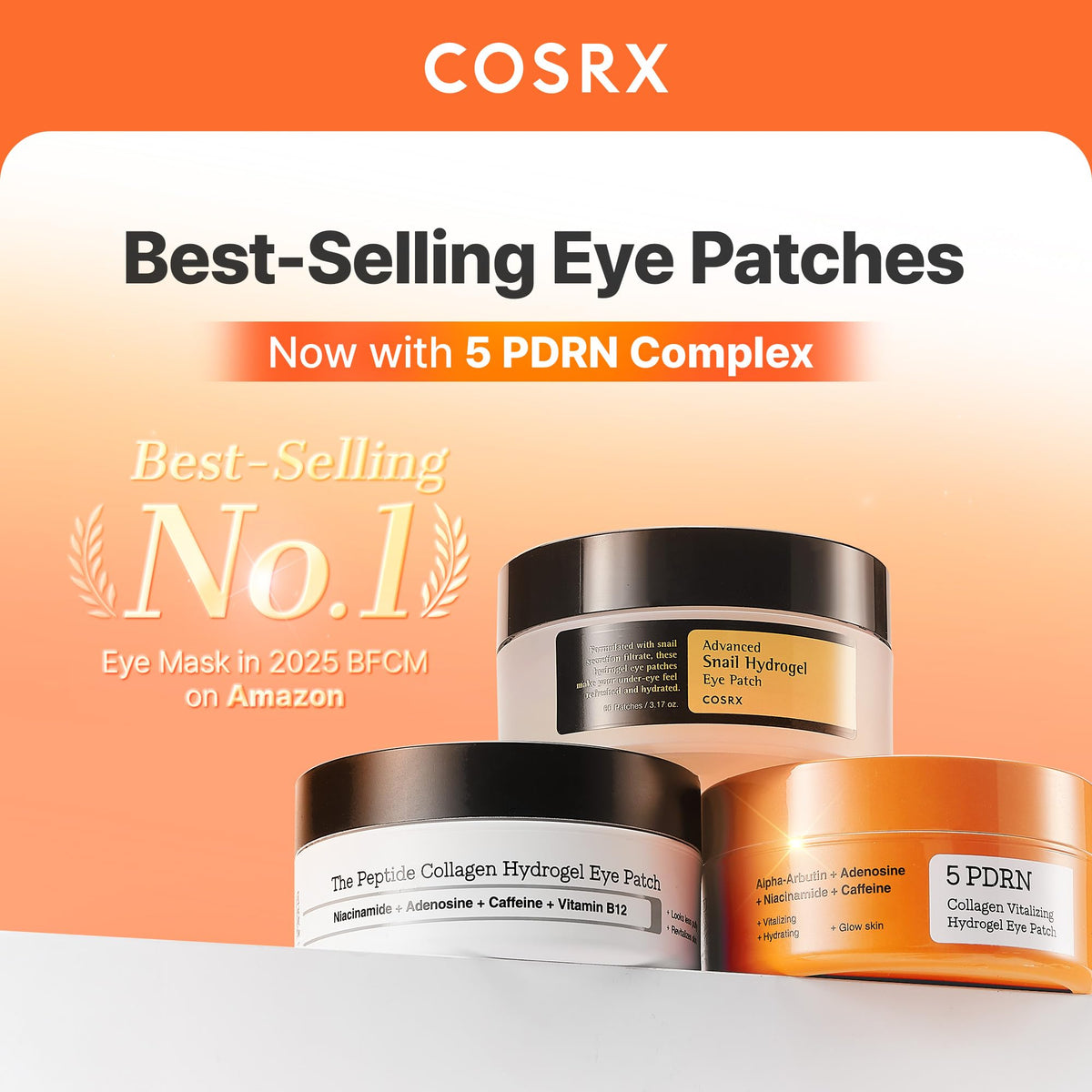 COSRX Patchs Contour des Yeux 5-PDRN texture du patch