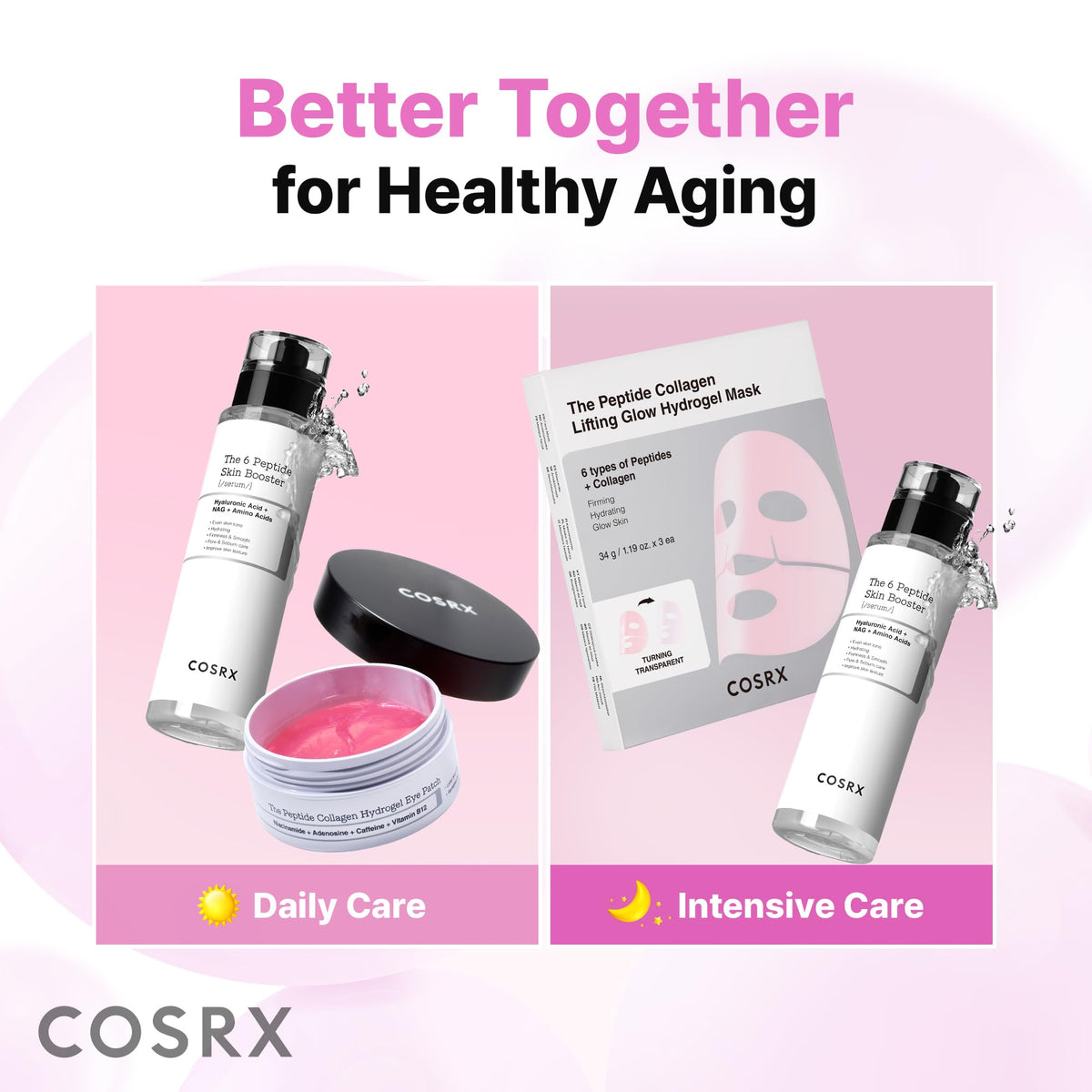 COSRX Patchs hydrogel avec sérum restant sur la peau