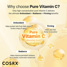 COSRX Sérum de Vitamine C Pure 23% 110g avec accessoires de beauté