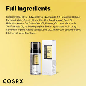 COSRX Sérum Mucin d'Escargot dans un environnement de salle de bain