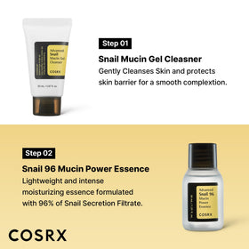 COSRX Set de Soins à la Mucine d'Escargot - Crème 92 Tout-en-Un