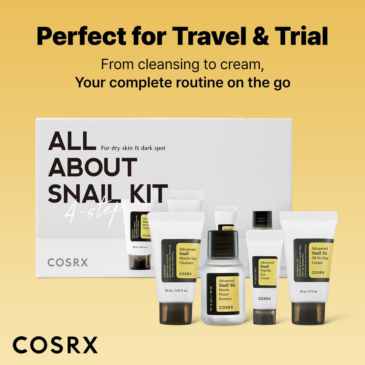 COSRX Set de Soins à la Mucine d'Escargot - Packaging