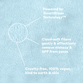 Côté avec fibres longues du Set MakeUp Eraser