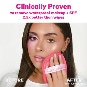 Côté court du pad MakeUp Eraser pour effacer le maquillage