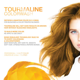 Côté du flacon de shampooing Gem Lites Colorwash de Celeb Luxury