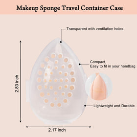 Côté du set d'éponges de maquillage Real Perfection