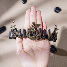CoTeeZa Tiara en Quartz Brut portée lors d'un événement
