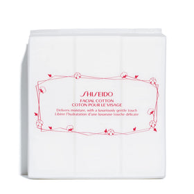 Coton à démaquiller Shiseido paquet de 165 carrés vue avant