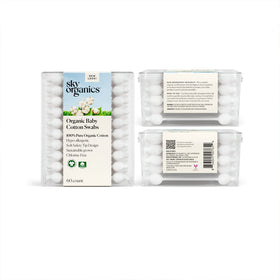 Cotons-tiges bio Sky Organics utilisés pour l'artisanat