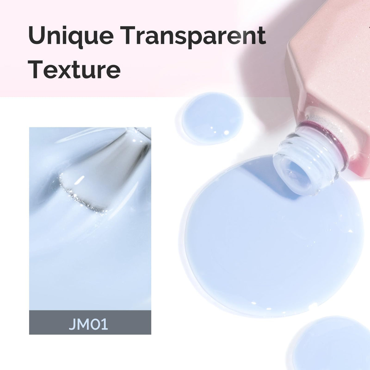 Couche de vernis à ongles gel MelodySusie sur un ongle