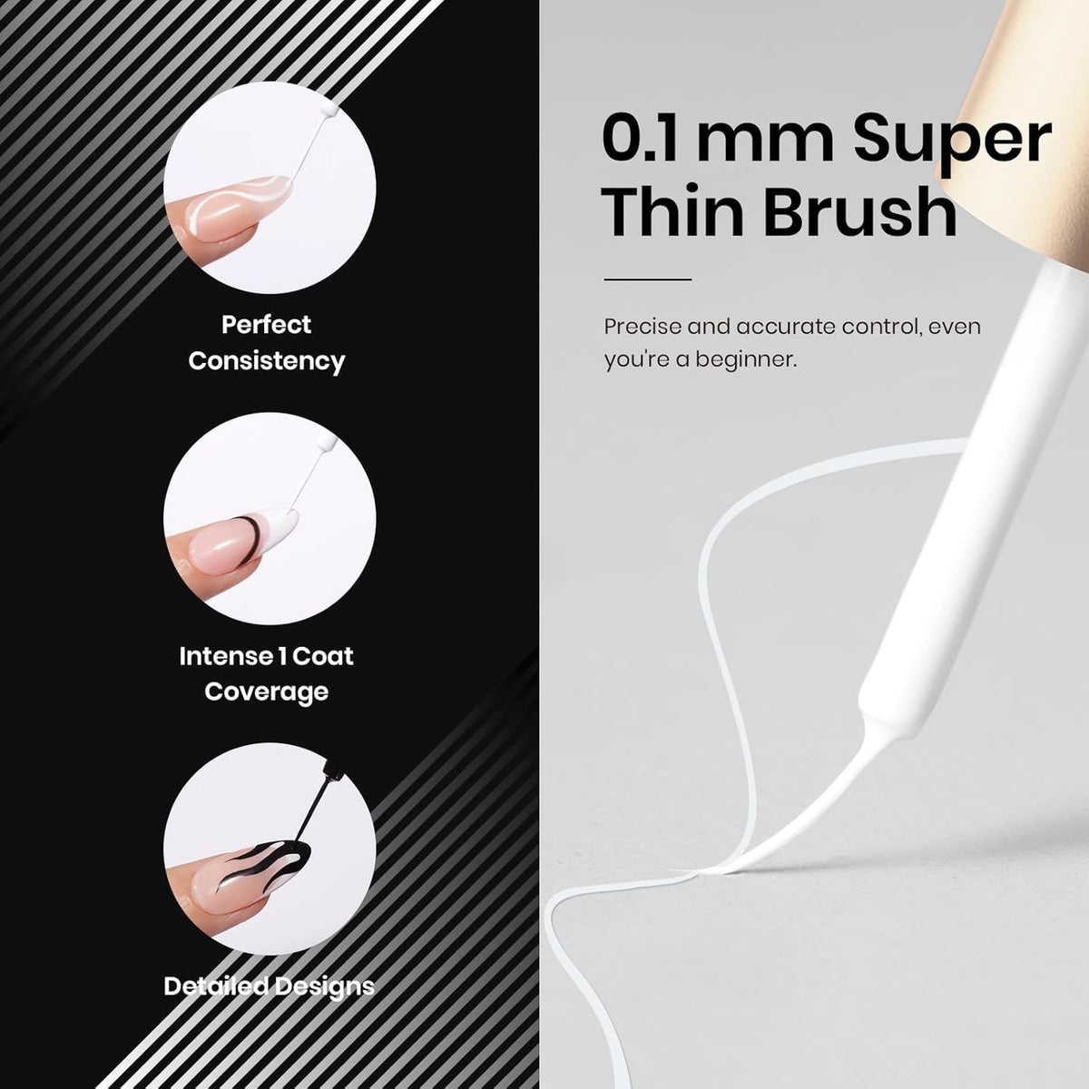 Couleur b061 du Set de Vernis Gel Liner beetles