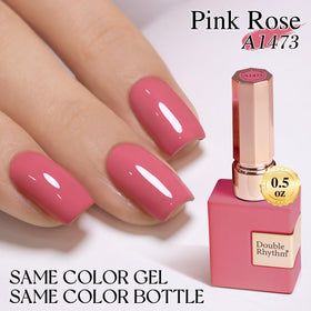 Couleur éclatante du gel polish Double Rhythm Rose Pink