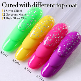 Couleur éclatante du vernis gel Double Rhythm
