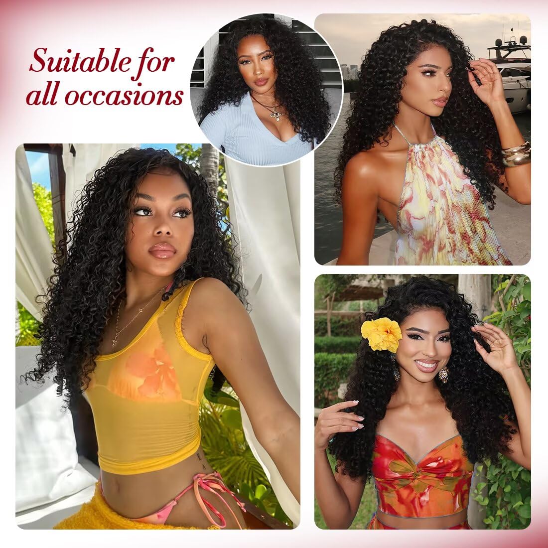 Couleur naturelle des extensions de cheveux LOLLY HAIR