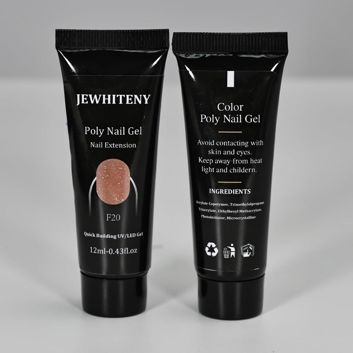 Couleurs de vernis à ongles du kit JEWHITENY