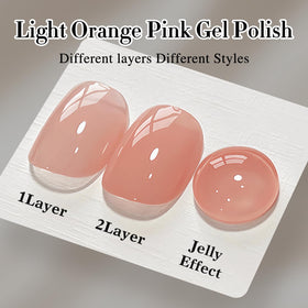 Couleurs de vernis gel Double Rhythm en différentes couches