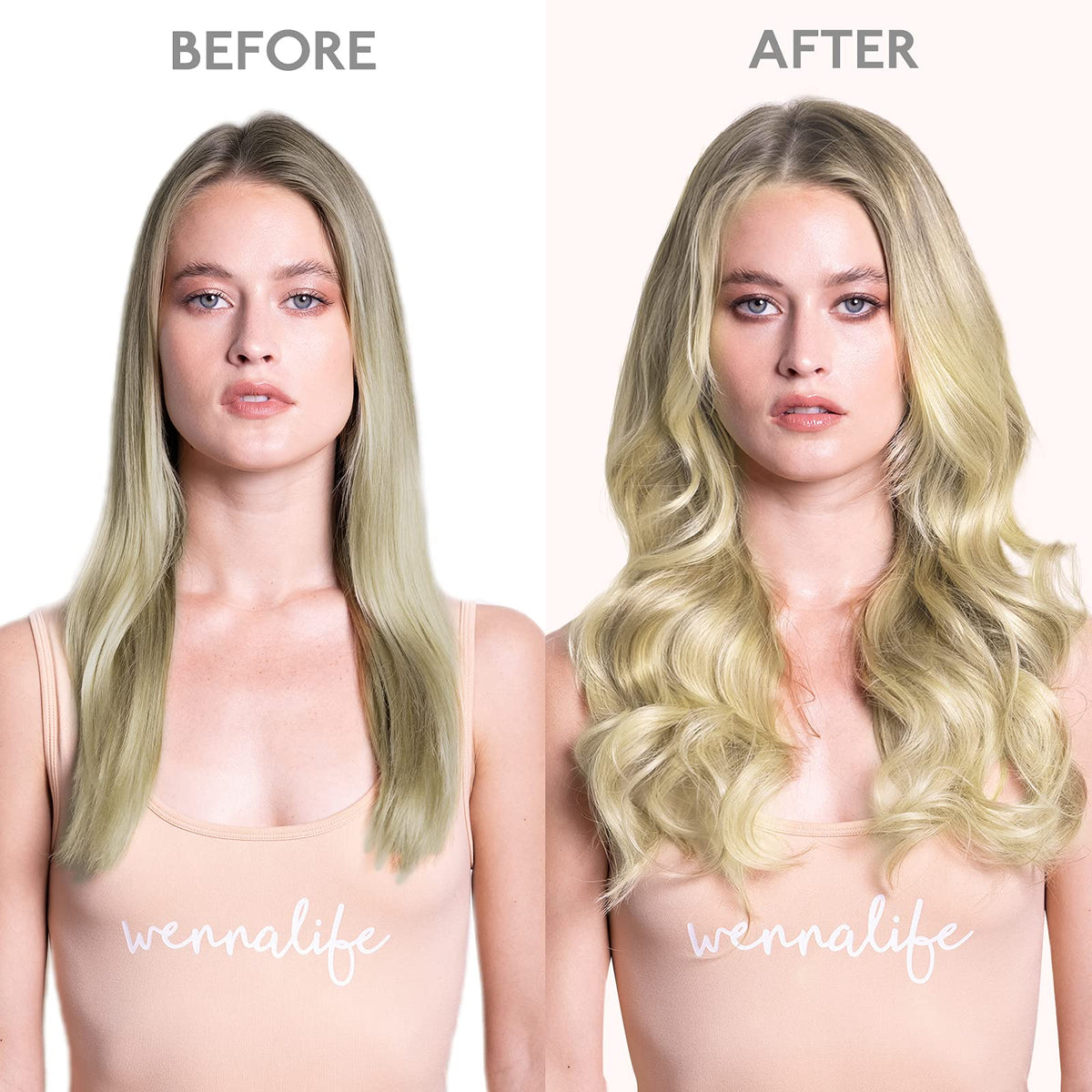 Couleurs des extensions de cheveux Wennalife en dégradé