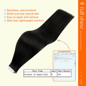 Couleurs disponibles pour les extensions de cheveux Full Shine