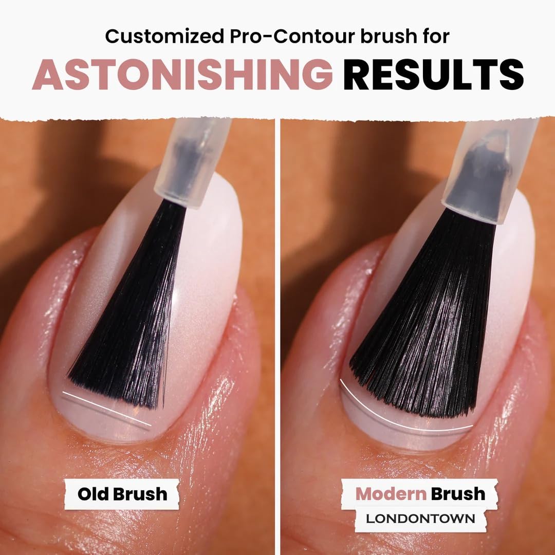 Couleurs variées de vernis à ongles LONDONTOWN en présentation