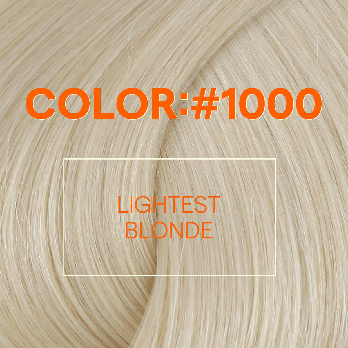 Couleurs variées des extensions de cheveux Full Shine