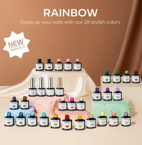 Couleurs variées du set de vernis gel modelones