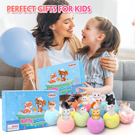 Couleurs vibrantes des bombes de bain FUNCREVITY