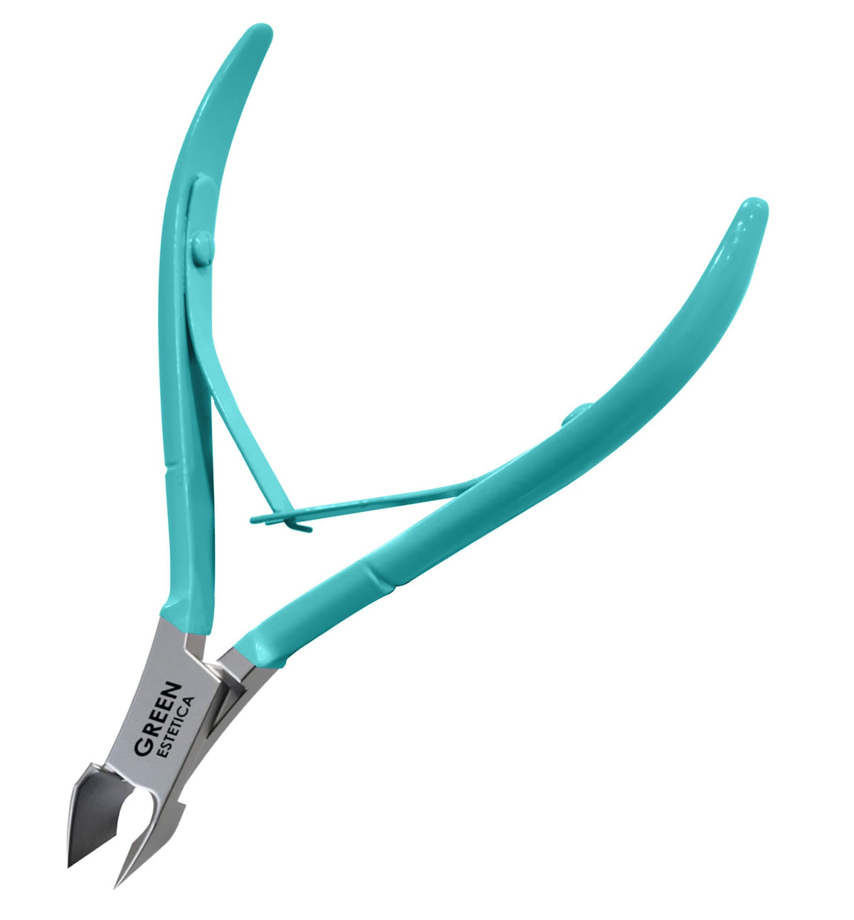 Coupe-cuticules GREEN ESTETICA en acier inoxydable vue de face