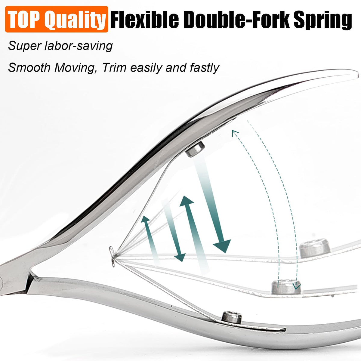 Coupe-Cuticules LePinko en utilisation sur des ongles