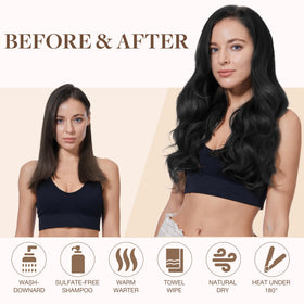 Coupe des extensions de cheveux GOO GOO pour ajustement