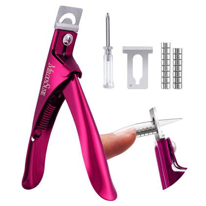 Coupe-ongles acrylique MelodySusie modèle prune avec taille magnétique