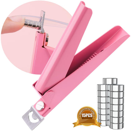 Coupe-ongles ajustable GA&EN rose avec aimants et accessoires