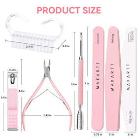 Coupe-ongles du kit manucure Makartt en gros plan