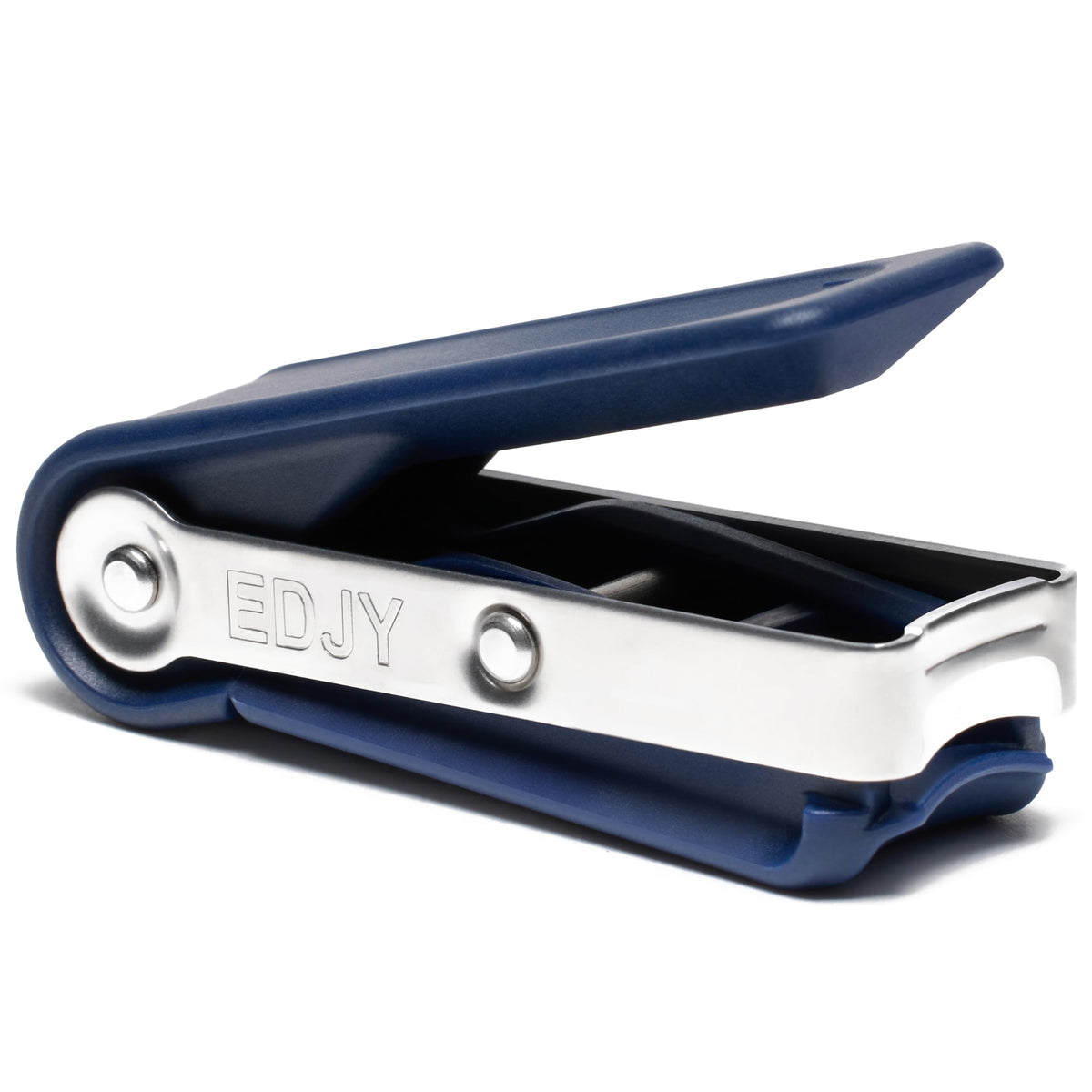 Coupe-ongles EDJY en acier inoxydable, vue de face