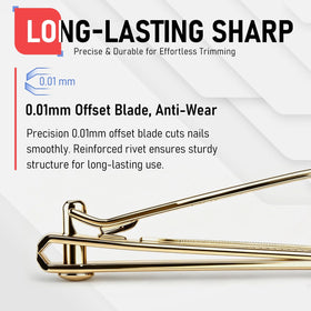 Coupe-ongles firiKer avec levier anti-dérapant, vue latérale