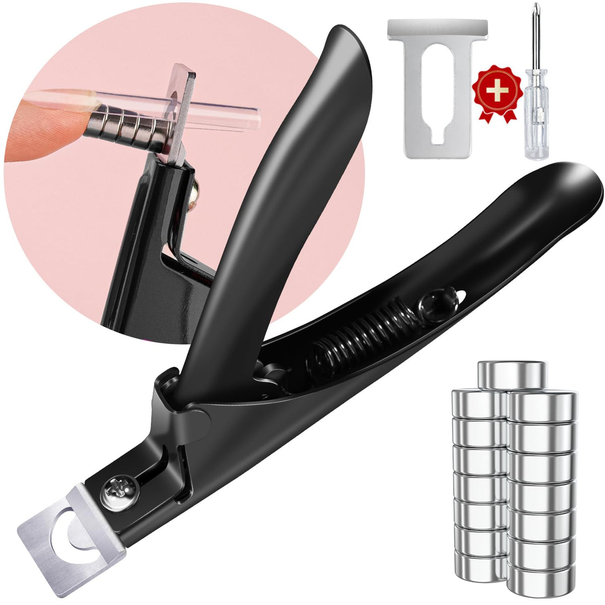 Coupe-ongles GA&EN avec lame tranchante et taille magnétique