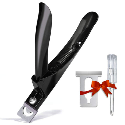 Coupe-ongles GA&EN en acier inoxydable avec finition noire
