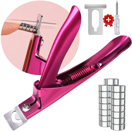 Coupe-Ongles GA&EN violet rouge avec lames et sizers magnétiques