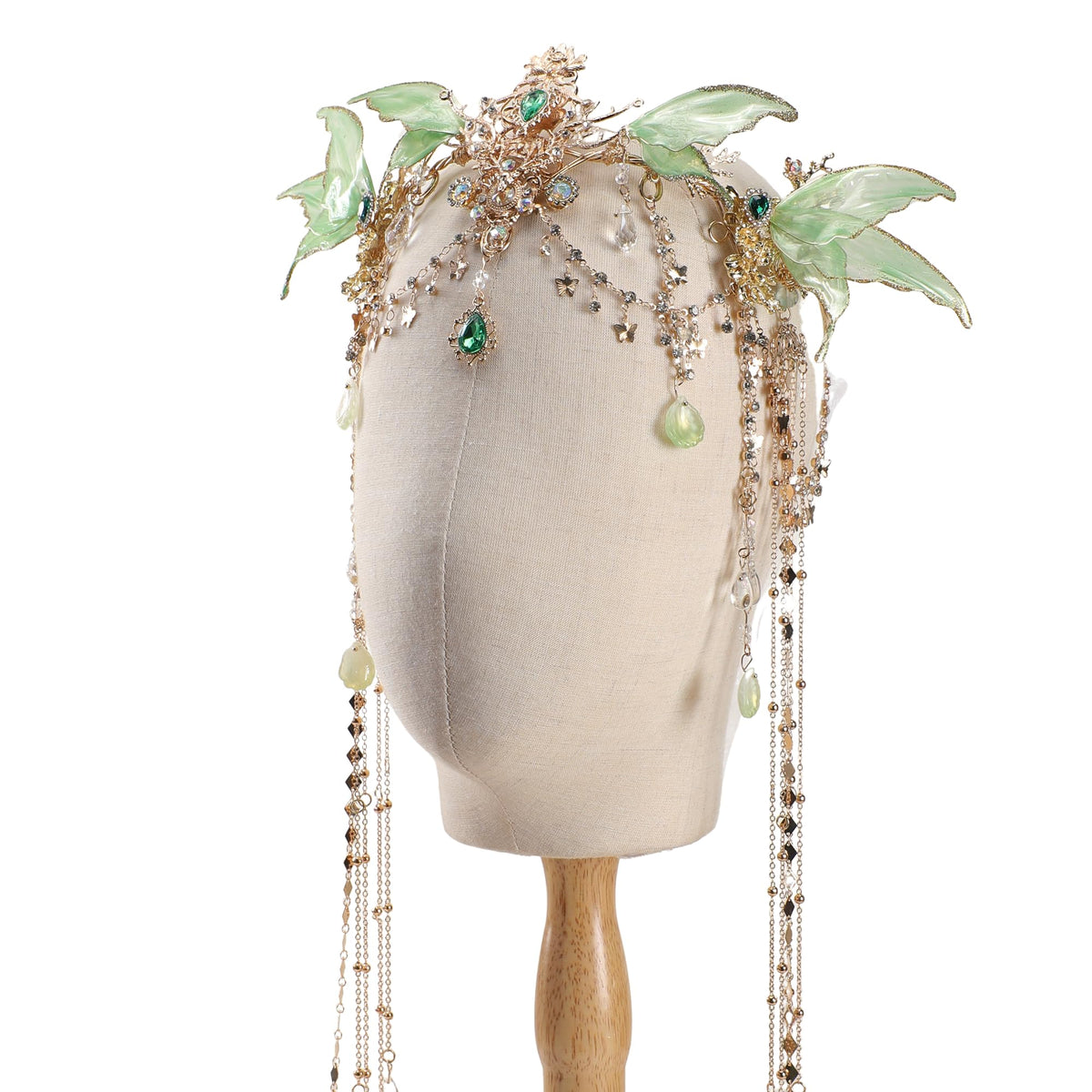 Couronne de fée FRESHME avec ailes de papillon vue de face