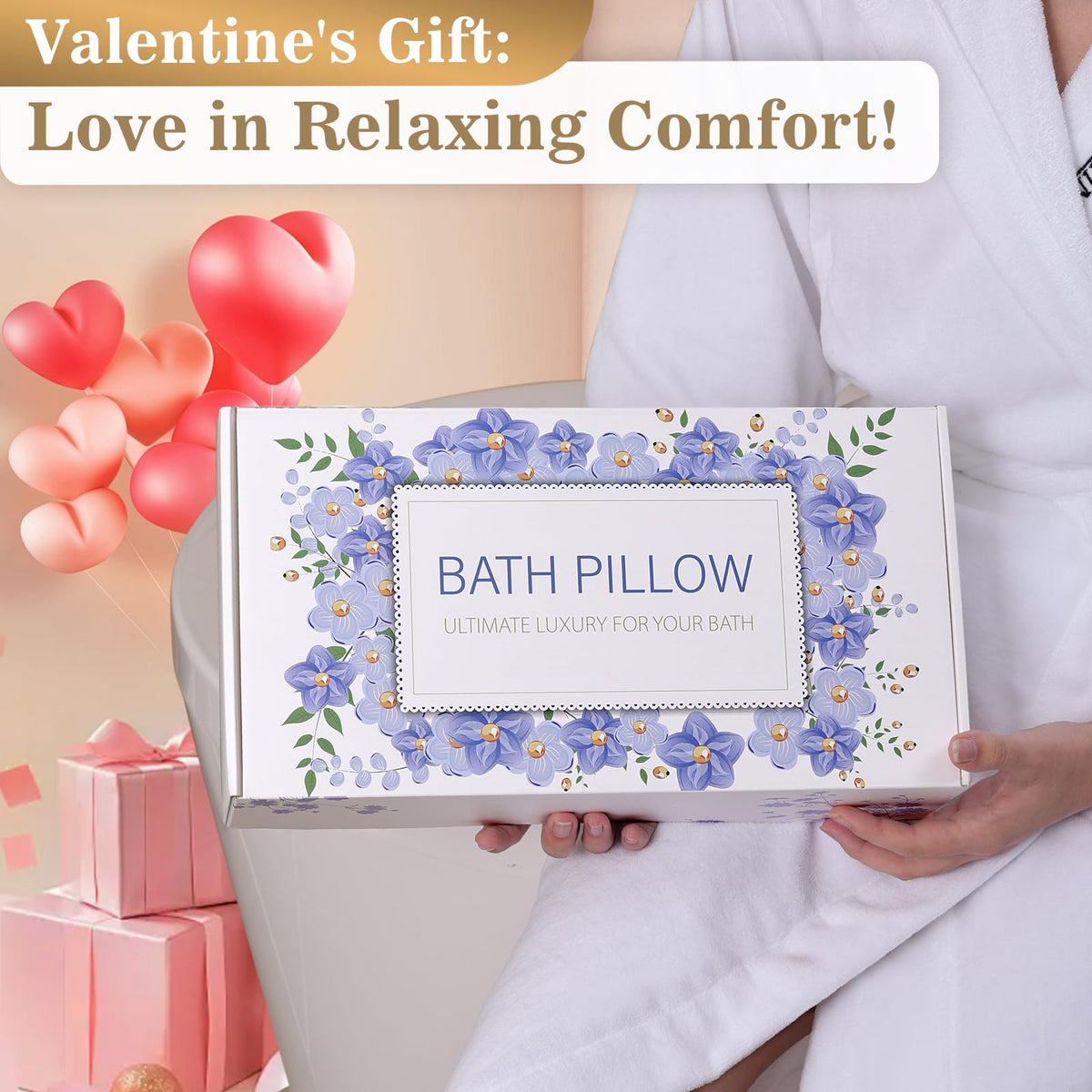 Coussin de bain Binobella avec boucle de suspension