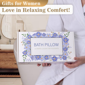 Coussin de bain Binobella installé dans une baignoire